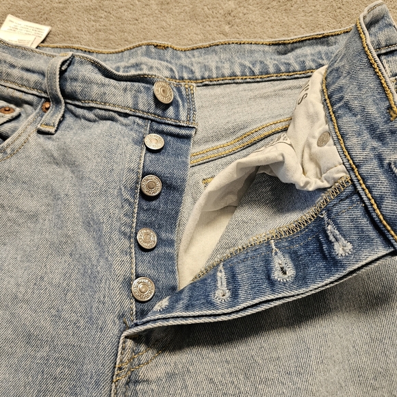 Levi's Women's Premium 501 Skinny High Rise Button Fly Jeans Size 28 - Picture 7 of 12